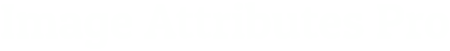 Image Attributes Pro